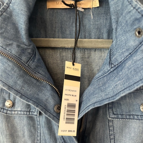 Max Jeans Utility DenimVest NWT Linen CottonDrawstring Waist Pockets
Medium NEW - Picture 5 of 11